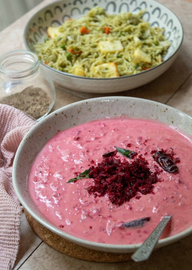 Beetroot Raita | Dill and Thyme